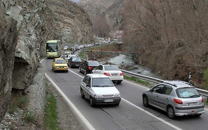 وضعیت ترافیکی جادهها