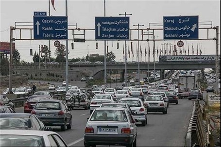 جاده کرج ترافیک