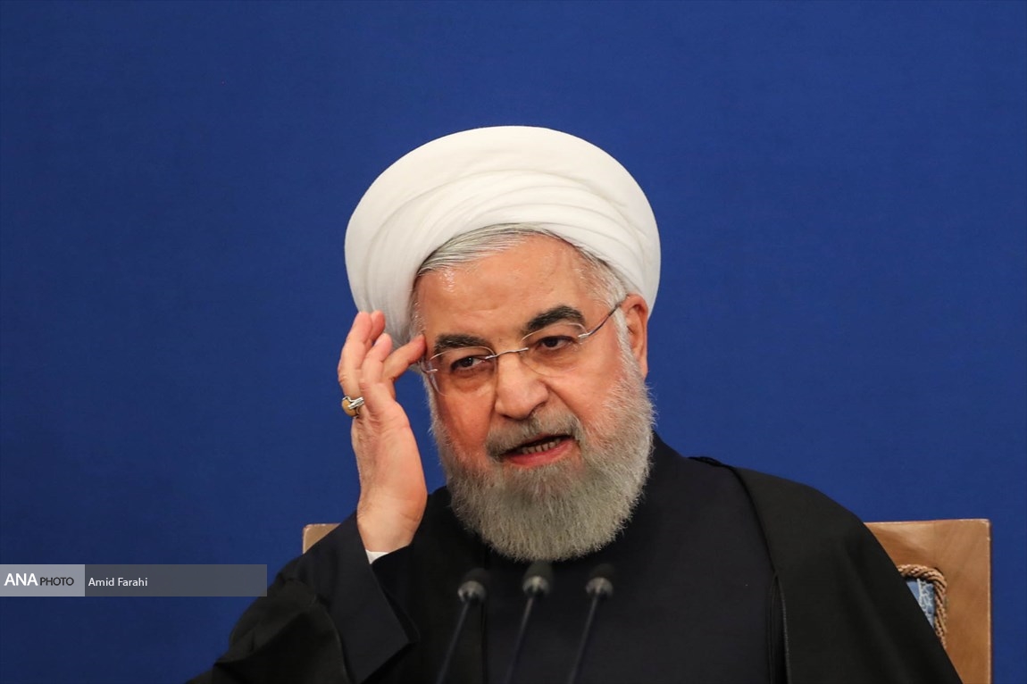 نشست خبری حسن روحانی رئیس جمهور ایران