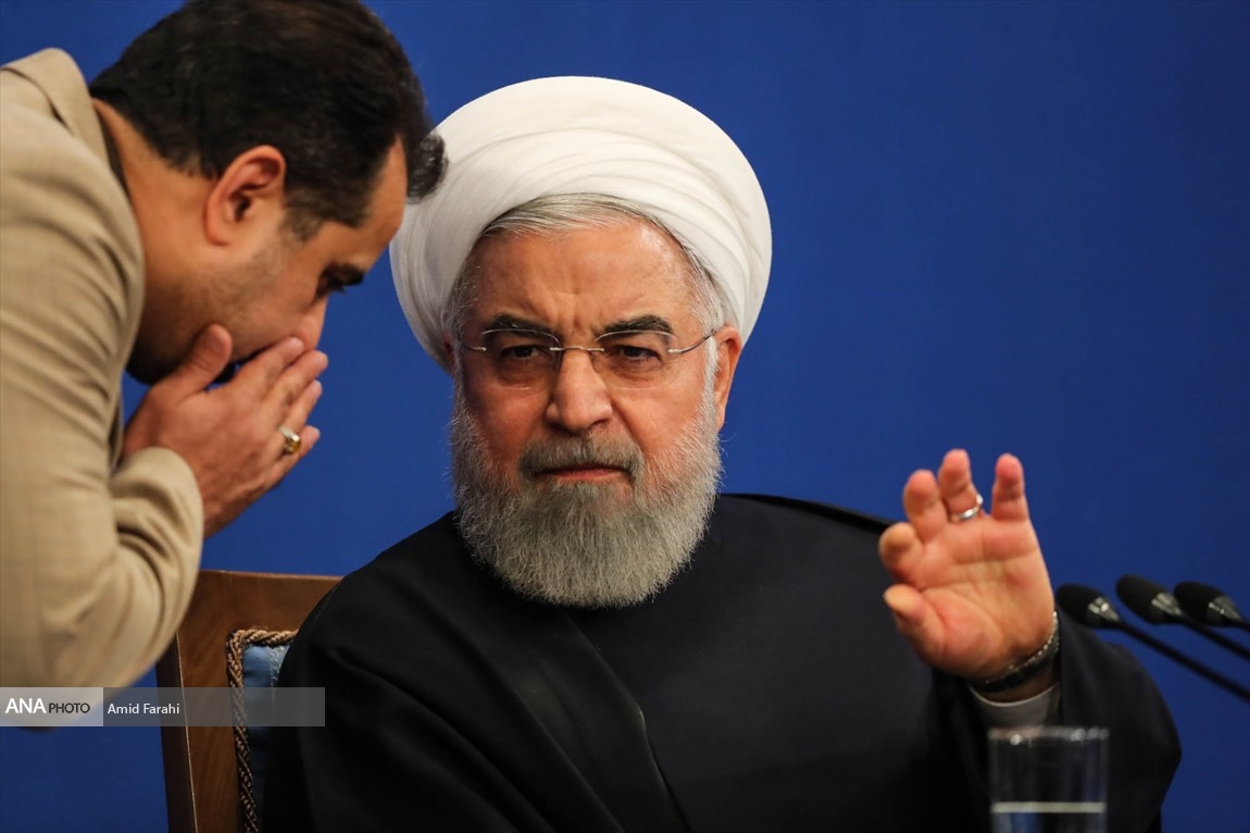 نشست خبری حسن روحانی رئیس جمهور ایران