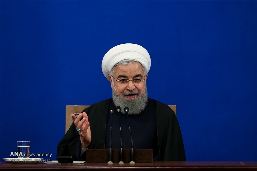 نشست خبری حسن روحانی رئیس جمهور ایران