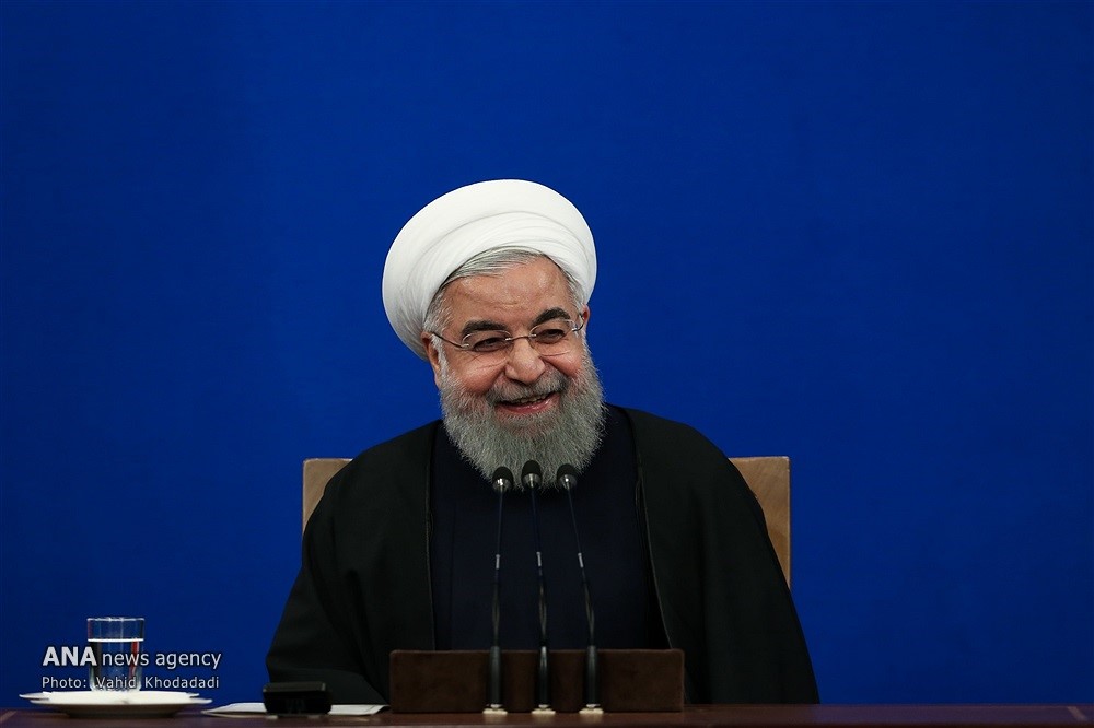نشست خبری حسن روحانی رئیس جمهور ایران