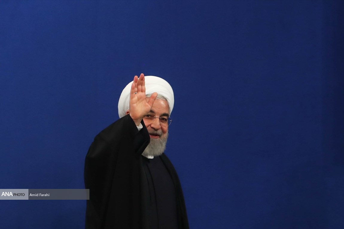 نشست خبری حسن روحانی رئیس جمهور ایران