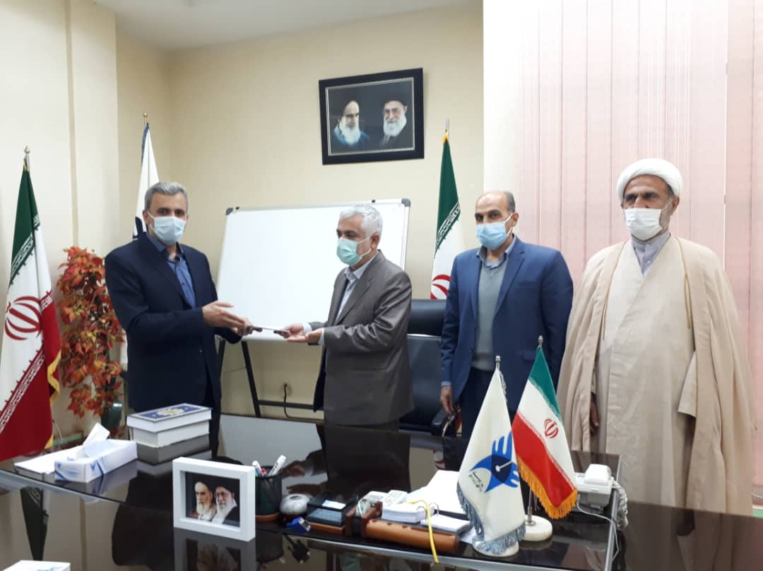 معارفه معاون جدید دانشگاه آزاد اسلامی واحد قائم شهر