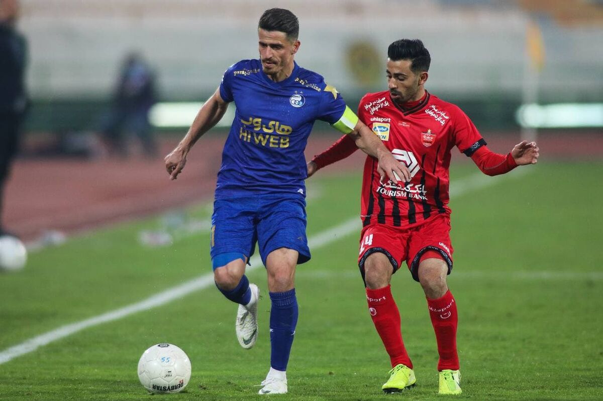 احسان پهلوان وریا غفوری دربی پرسپولیس استقلال