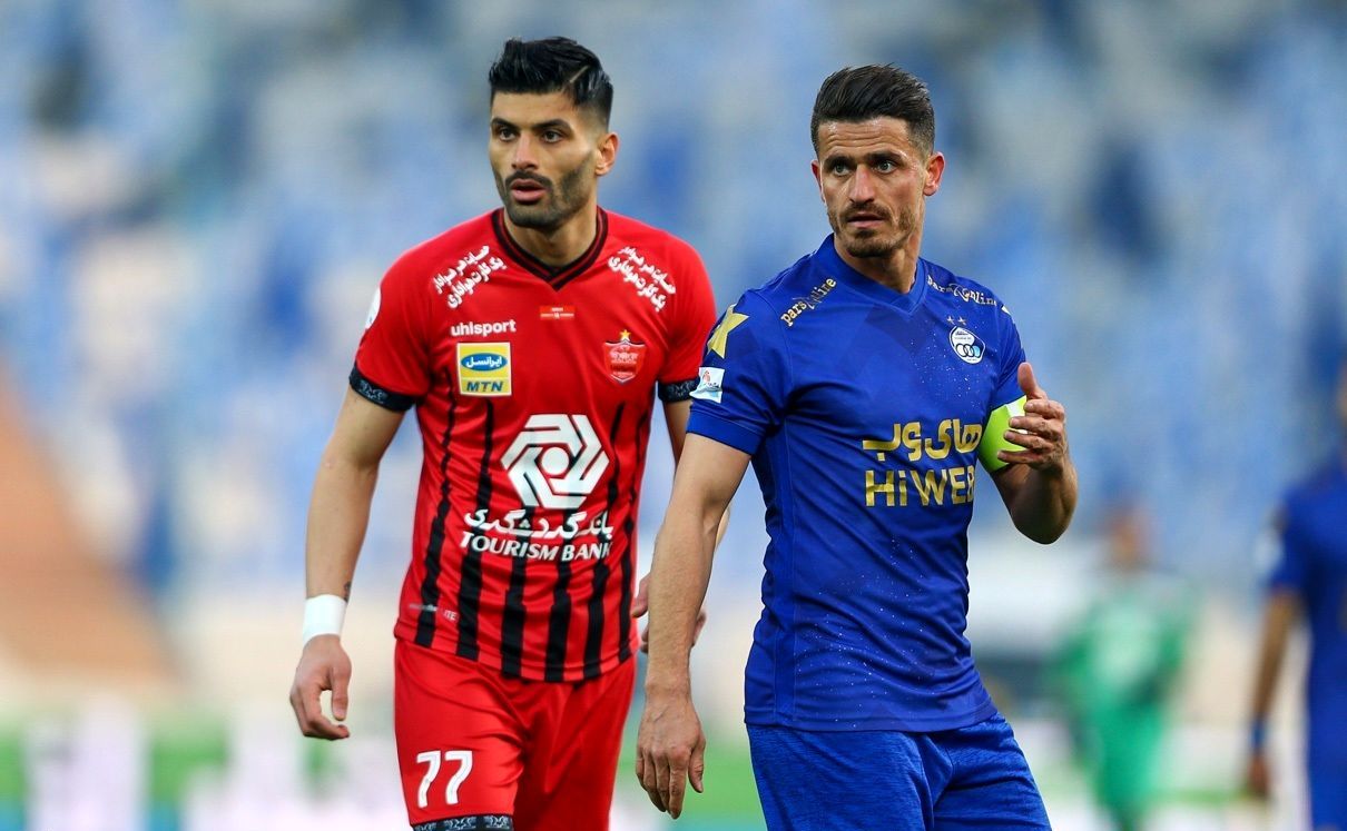وریا غفوری سعید آقایی دربی استقلال پرسپولیس