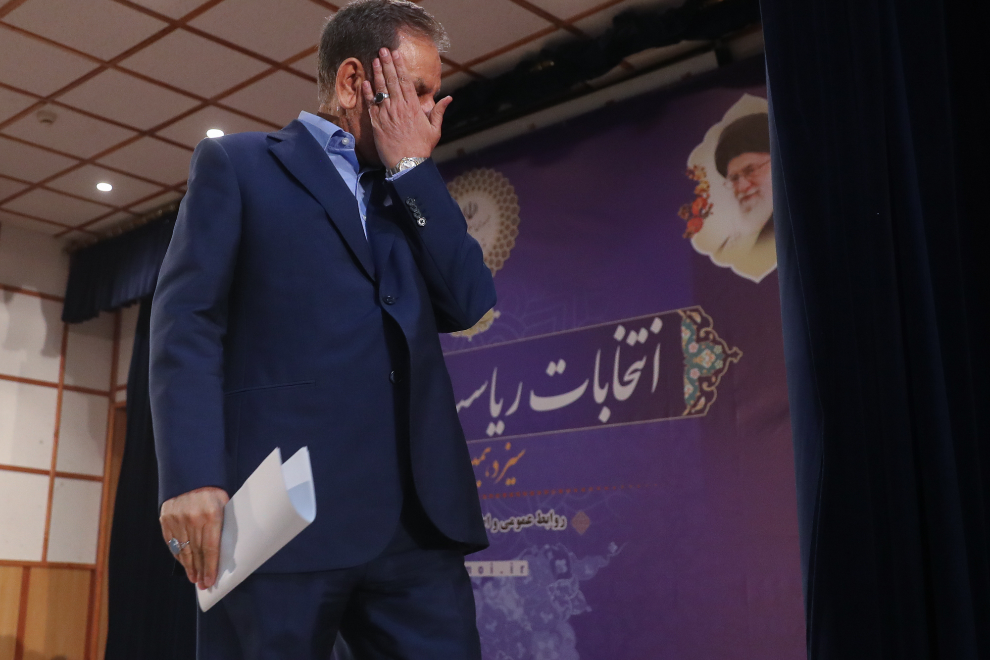 اسحاق جهانگیری در پنجمین روز ثبتنام داوطلبان سیزدهمین دوره انتخابات ریاستجمهوری