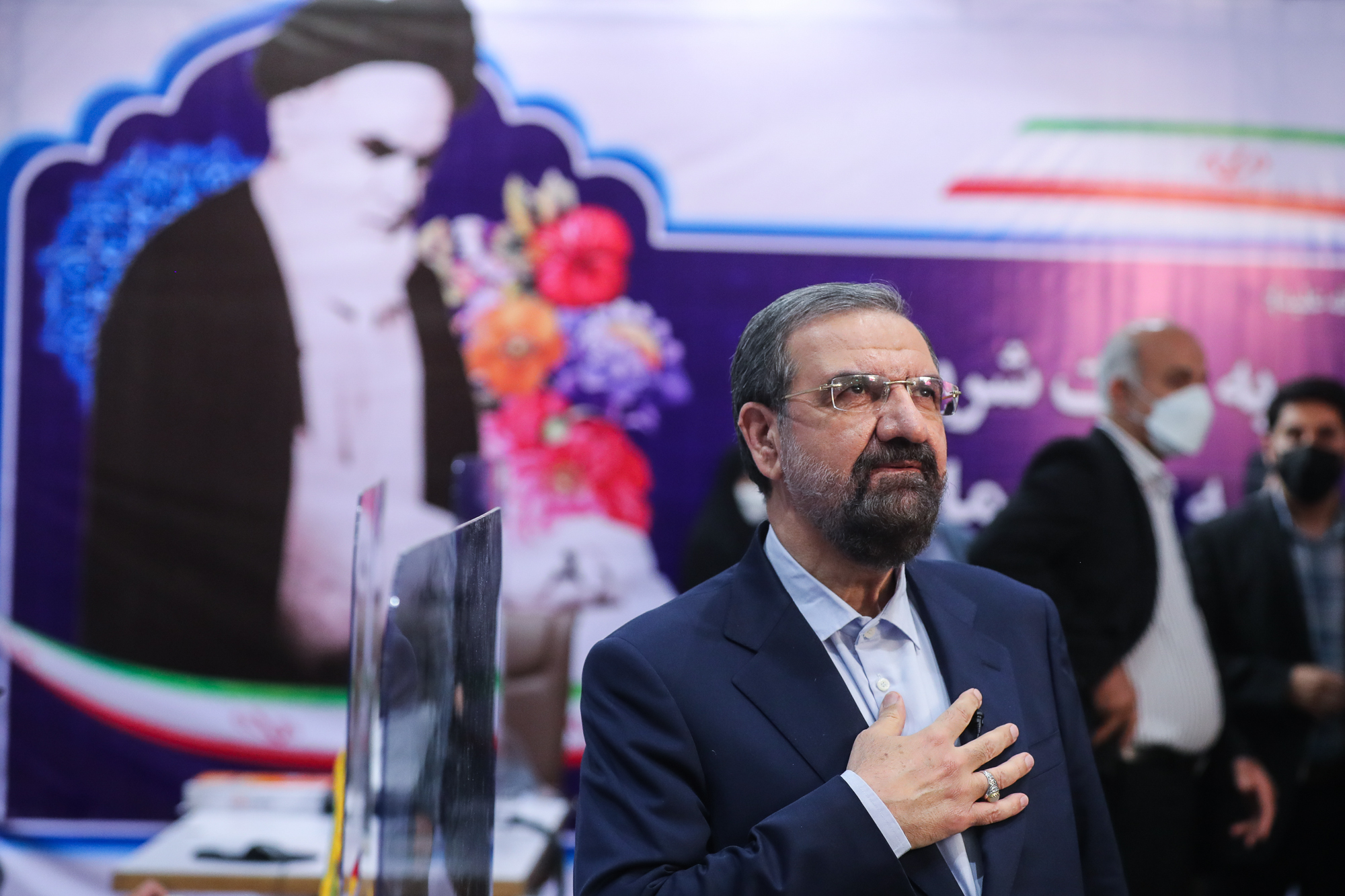 محسن رضایی میرقائد در پنجمین روز ثبتنام داوطلبان سیزدهمین دوره انتخابات ریاستجمهوری