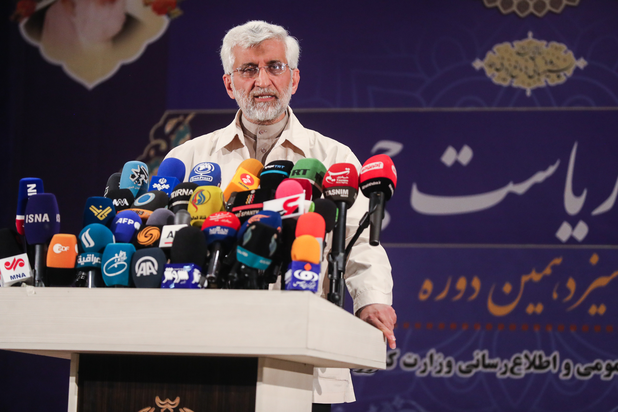 سعید جلیلی در پنجمین روز ثبتنام داوطلبان سیزدهمین دوره انتخابات ریاستجمهوری