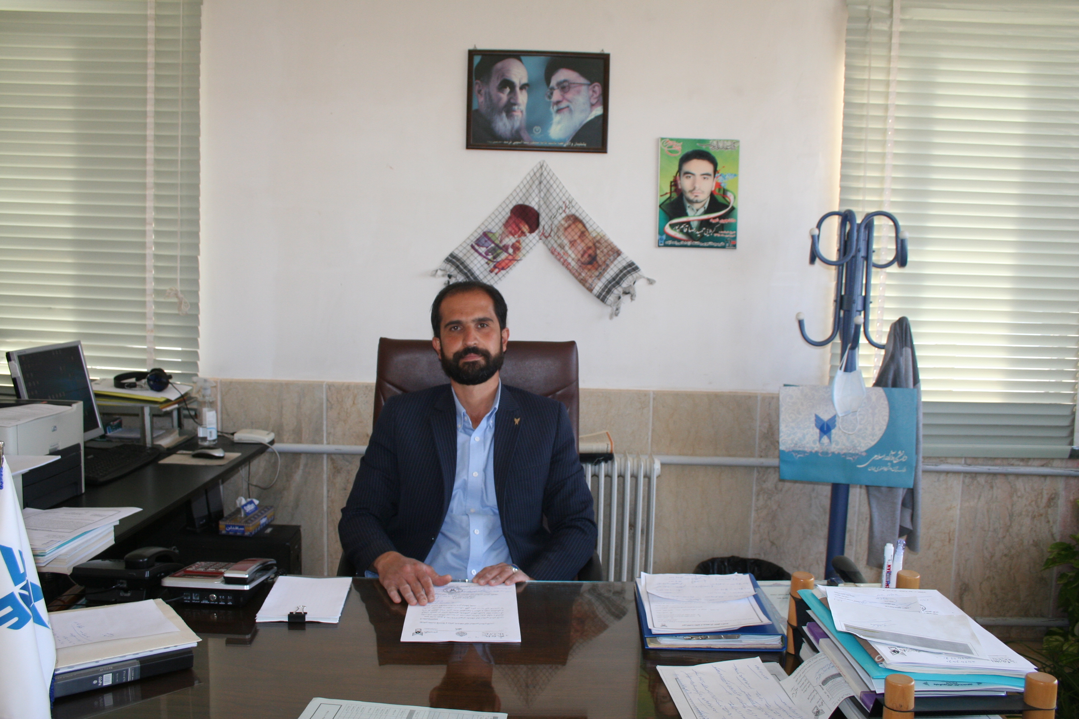 آرش زارعیان معاون فرهنگی دانشگاه آزاد اسلامی آباده
