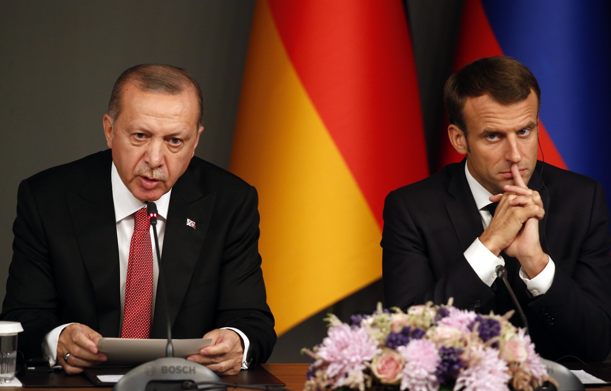 رجب طیب اردوغان - امانوئل مکرون