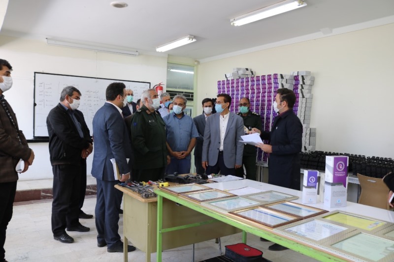 بازدید سردار بابا زاده از سرای نوآوری