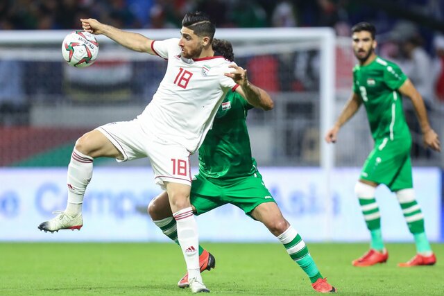 میلاد محمدی تیم ملی فوتبال ایران عراق