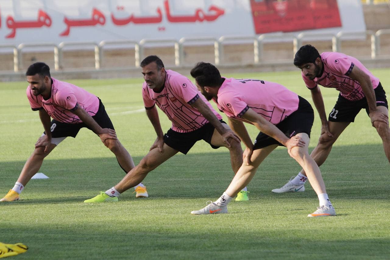 مهدی ترابی سید جلال حسینی احمد نوراللهی تمرین پرسپولیس