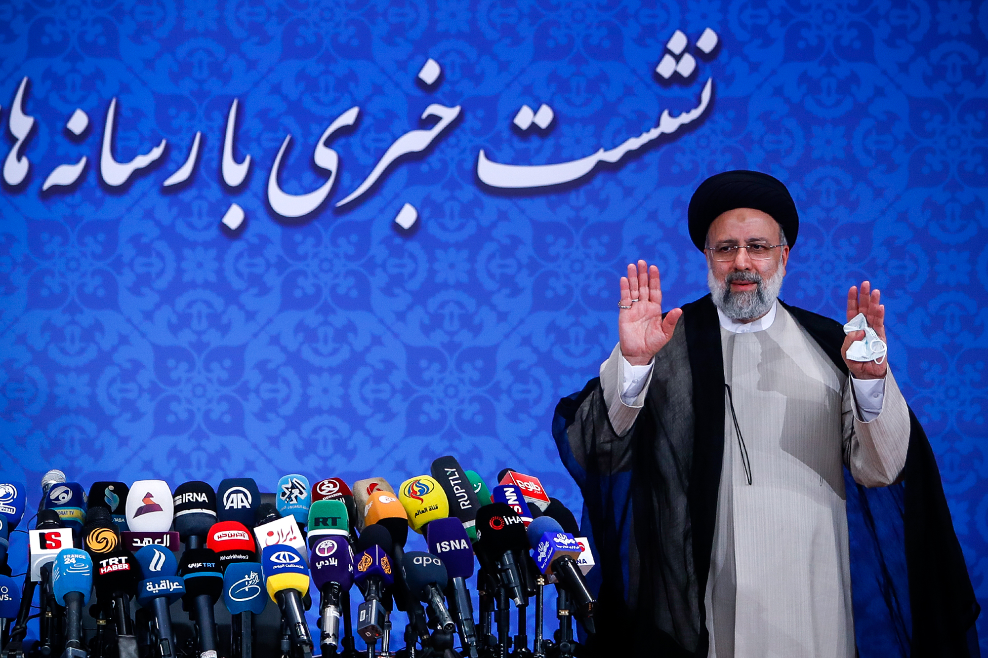 اولین نشست خبری حجتالاسلام سیدابراهیم رئیسی رئیس جمهور منتخب ایران