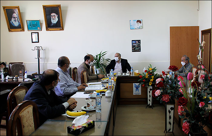 دیدار مدیرکل بازرسی دانشگاه آزاد اسلامی خراسانرضوی با اعضای هیئت رئیسه واحد سبزوار
