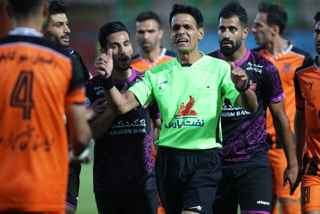 جواد رحیمزاده داور دیدار مس رفسنجان پرسپولیس