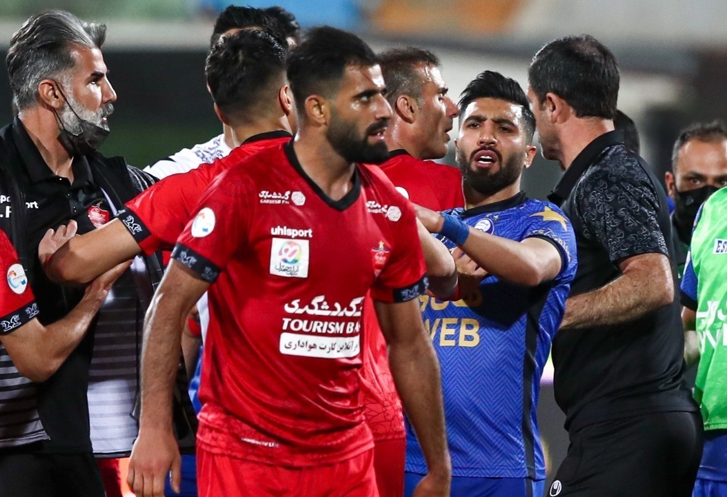 فرشید اسماعیلی محمدحسین کنعانیزادگان دربی استقلال پرسپولیس