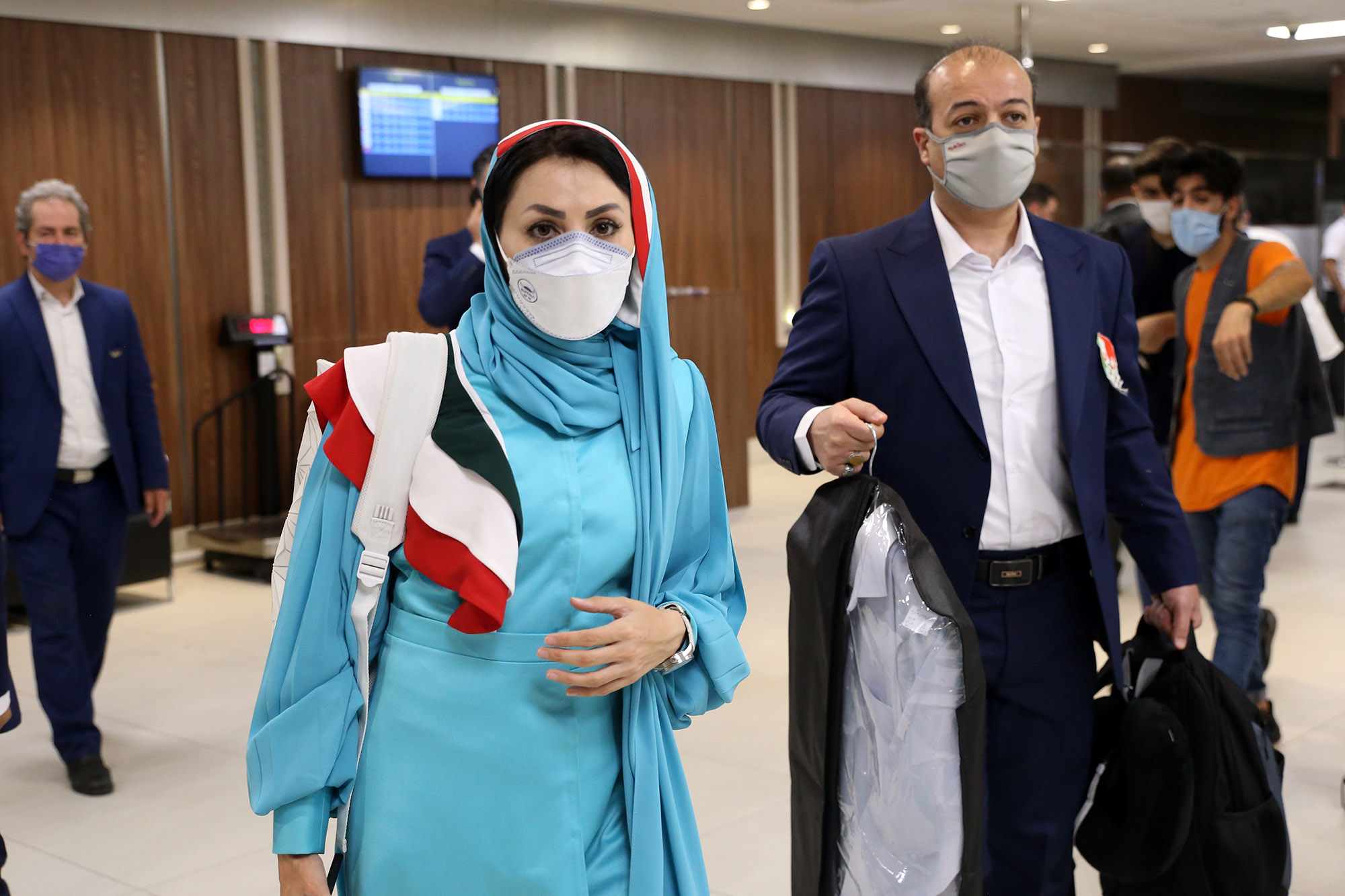 آیین بدرقه کاروان ورزشی ایران ،اعزامی به بازی های المپیک توکیو 2020