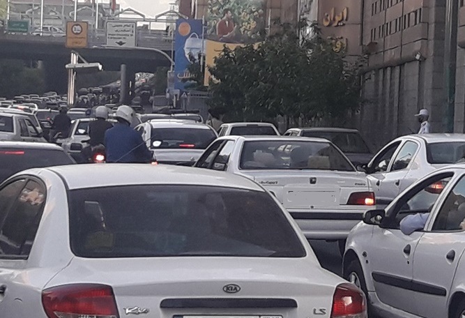 ترافیک سنگین در معابر