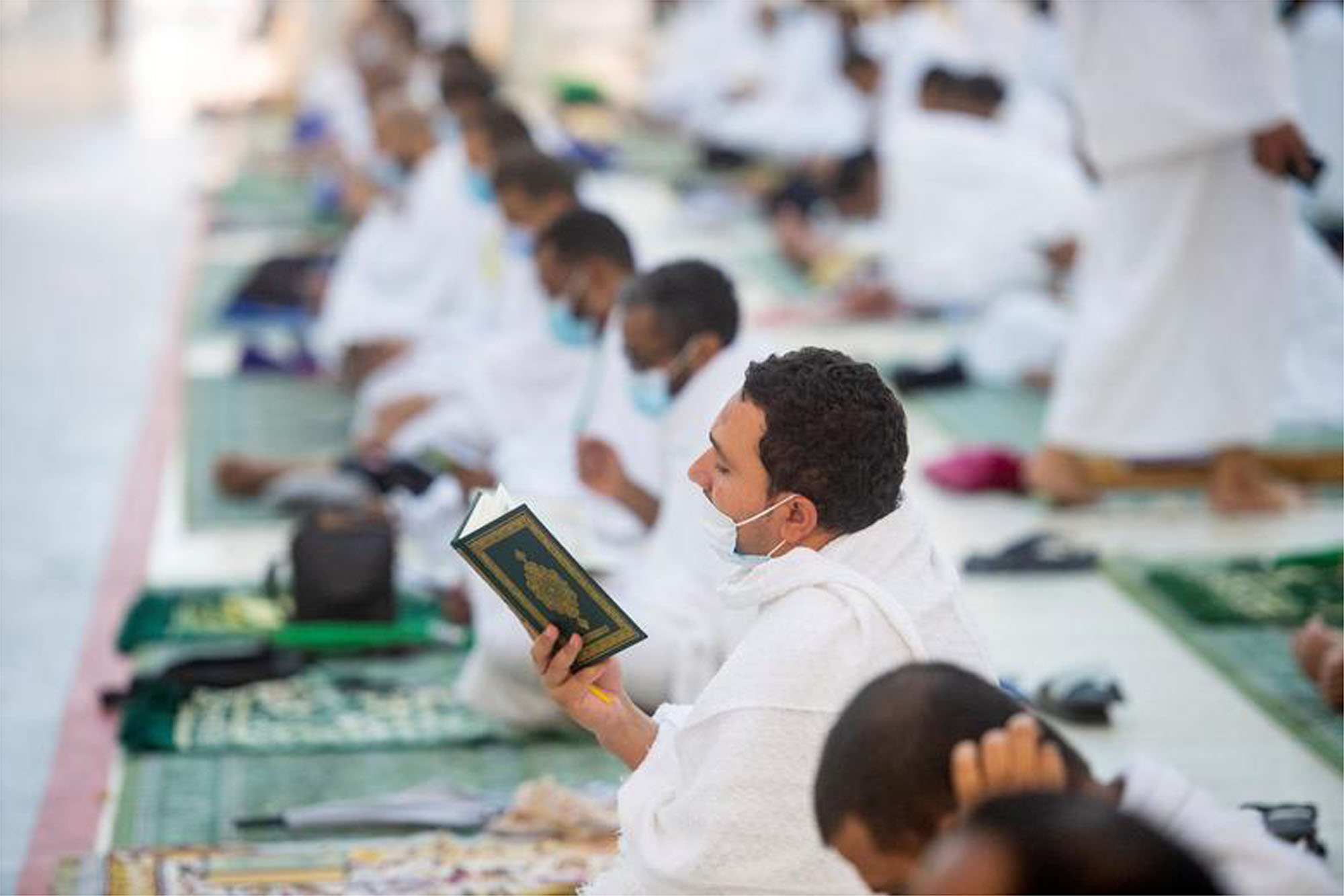 حجاج در مراسم حج تمتع
