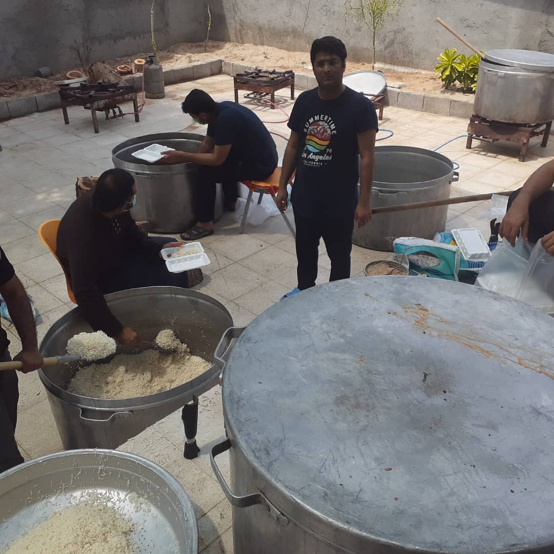 توزیع غذا در بندرعباس