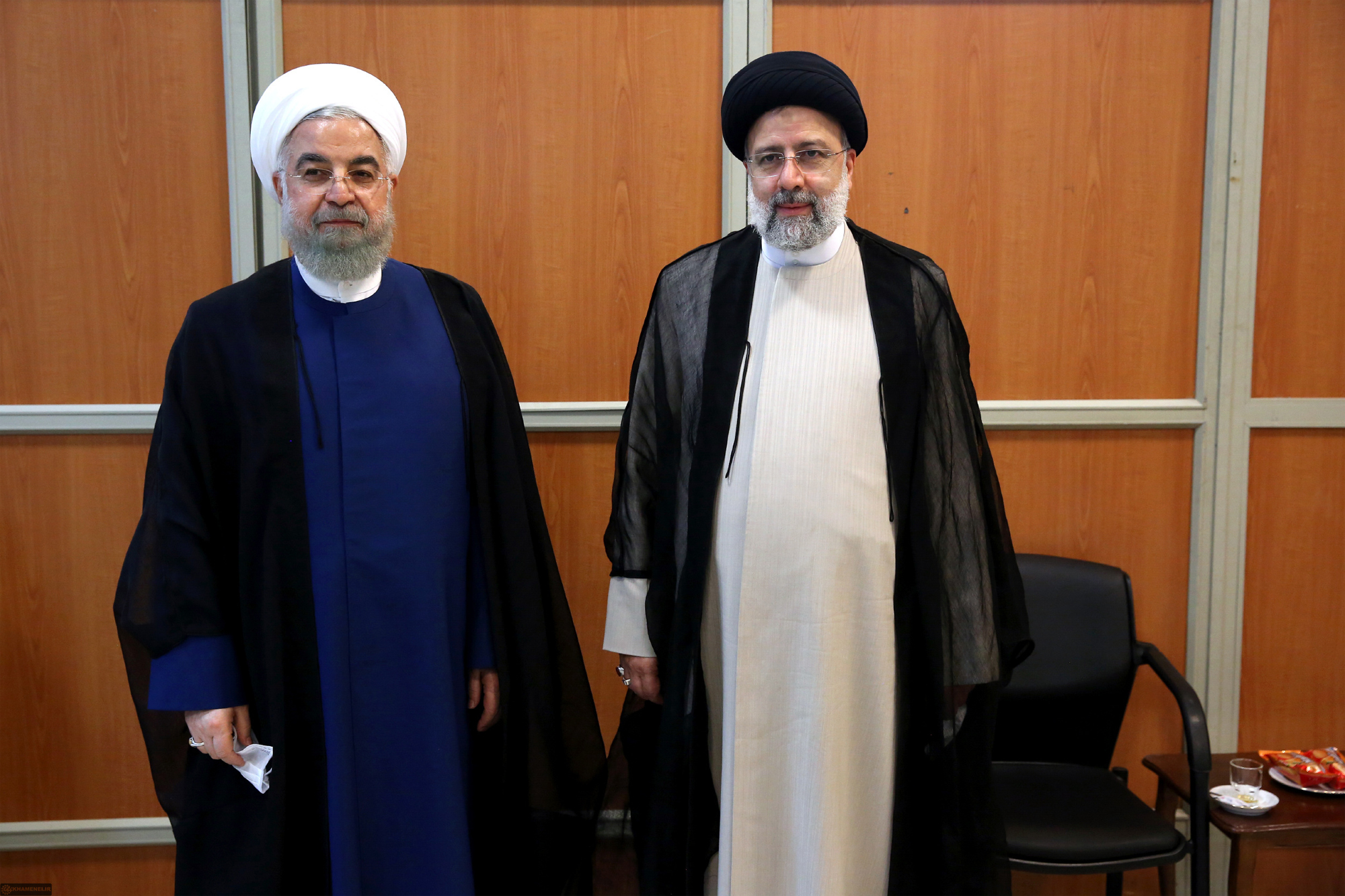 مراسم تنفیذ حکم سیزدهمین دوره ریاست جمهوری توسط رهبر انقلاب