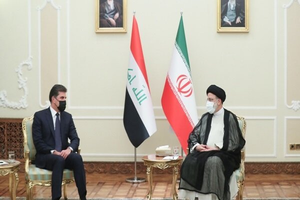 رئیسی و بارزانی