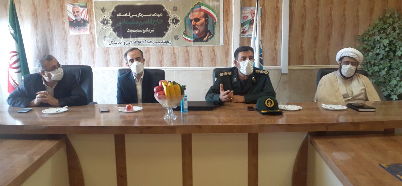 مراسم معارفه رئیس بسیج اساتید دانشگاه آزاد اسلامی واحد ملکان