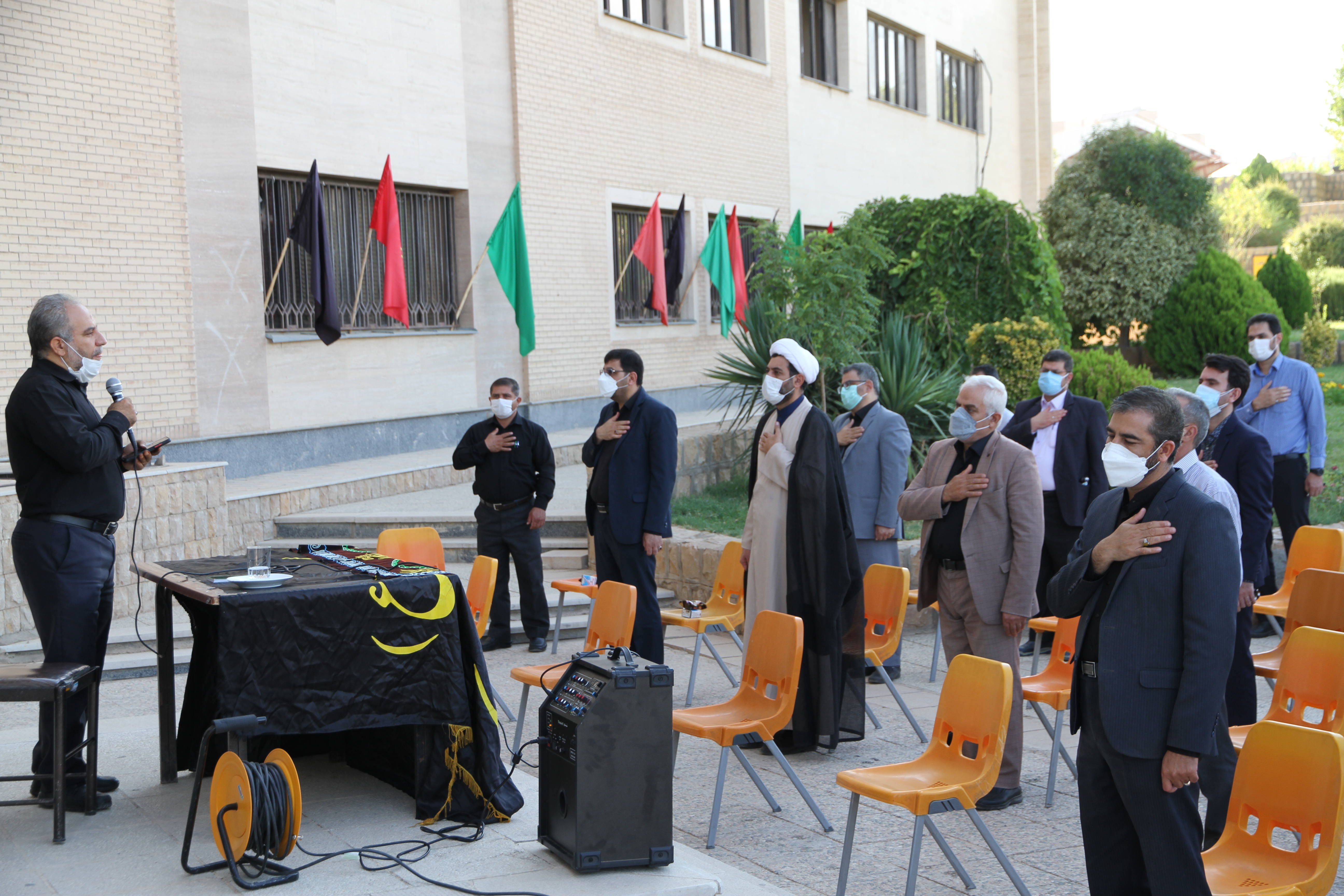 عزاداری در دانشگاه آزاد اسلامی واحد شیراز