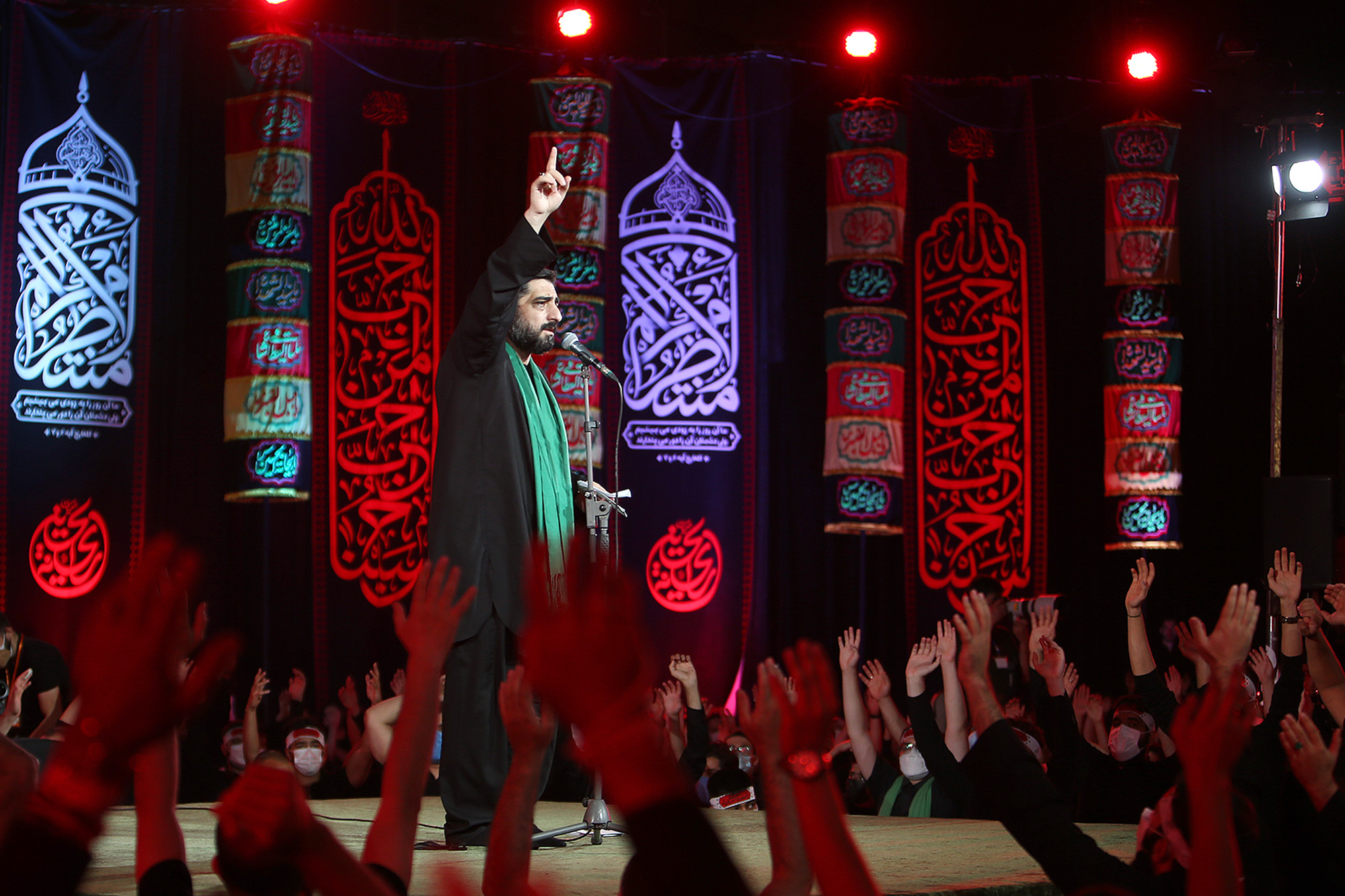 مراسم شب سوم ماه محرم در هیئت ریحانه الحسین
