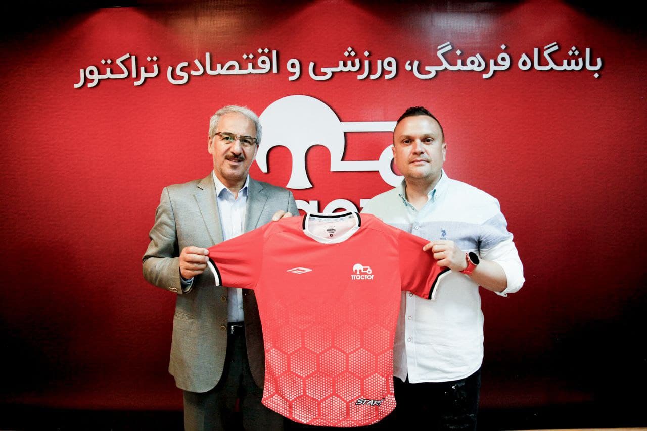 آلین دینکا مربی رومانیایی تراکتور جمشید نظمی