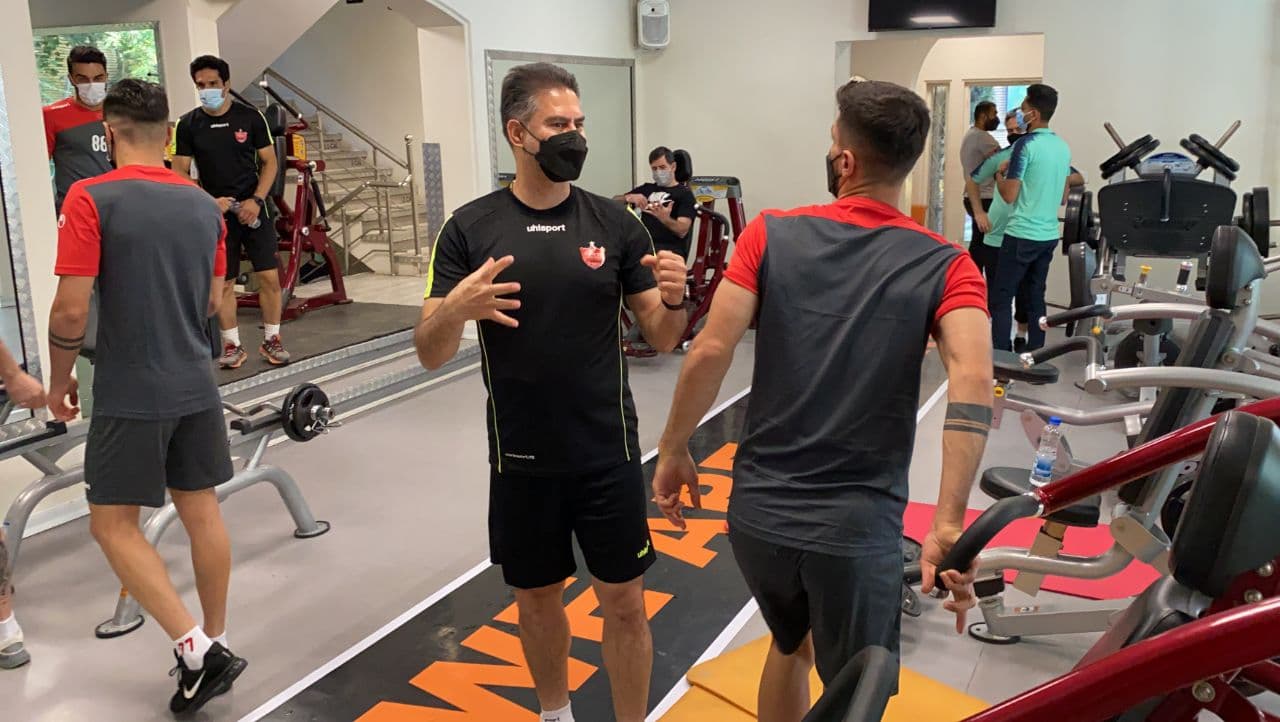 حمید مطهری تمرین پرسپولیس