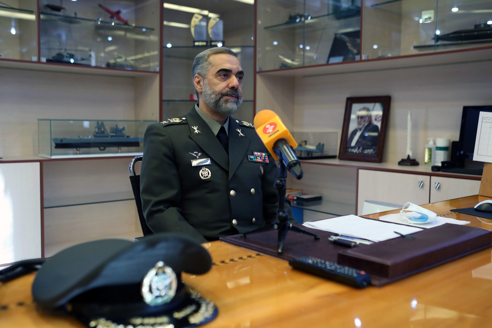 اولین روز کاری امیر سرتیپ آشتیانی در وزارت دفاع