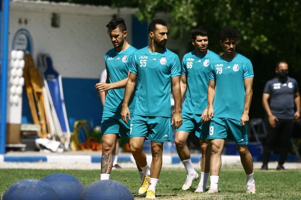 امین قاسمی نژاد تمرین استقلال