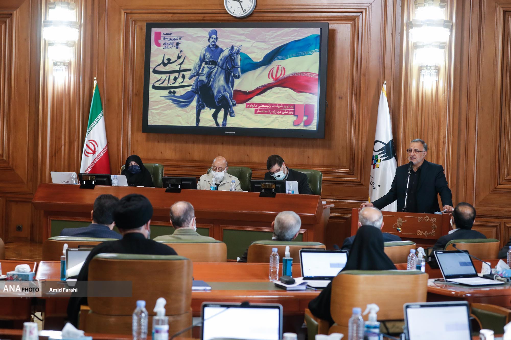 جلسه شورای شهر تهران با حضور شهردار تهران