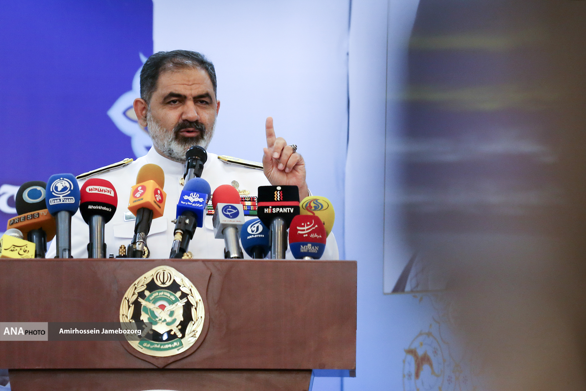 نشست خبری فرمانده نیروی دریایی راهبردی