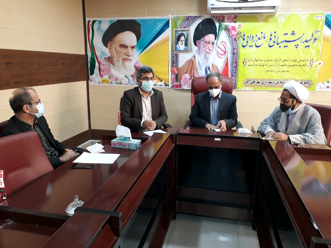 دیدار میر با امام جمعه