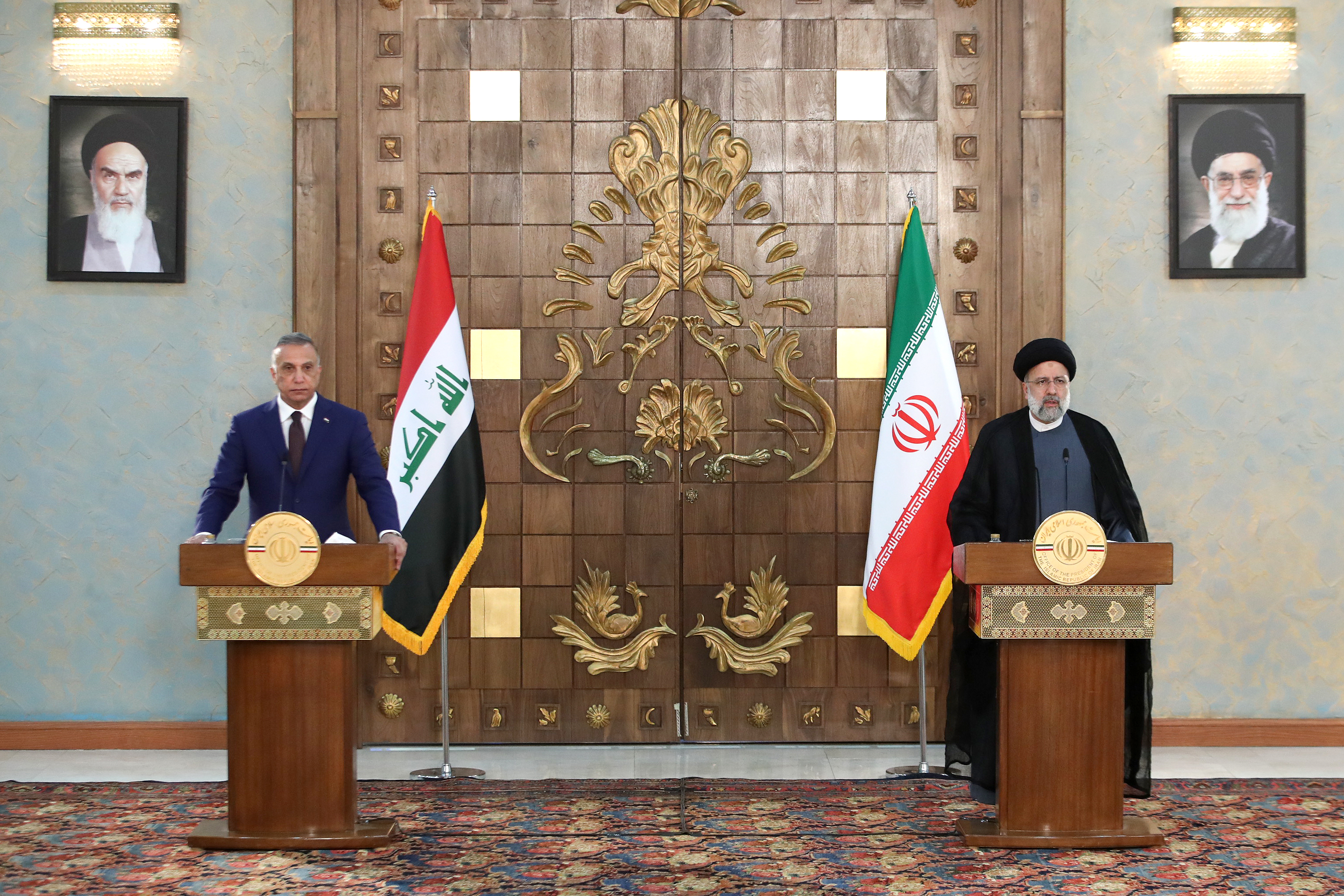 رئیسی الکاظمی نشست خبری