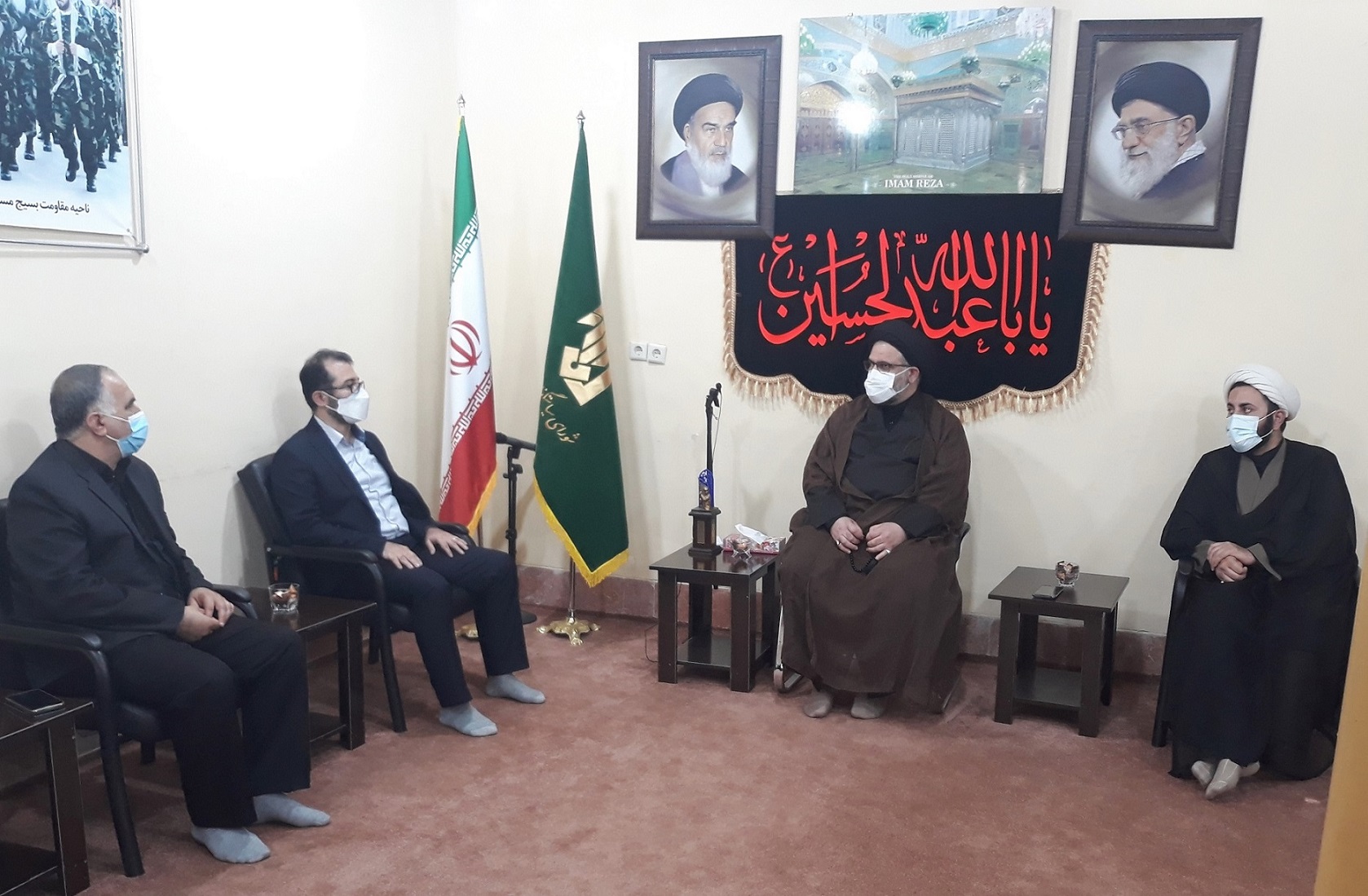 دیدار دانشگاهیان دانشگاه آزاد اسلامی واحد مسجدسلیمان با امام جمعه مسجدسلیمان