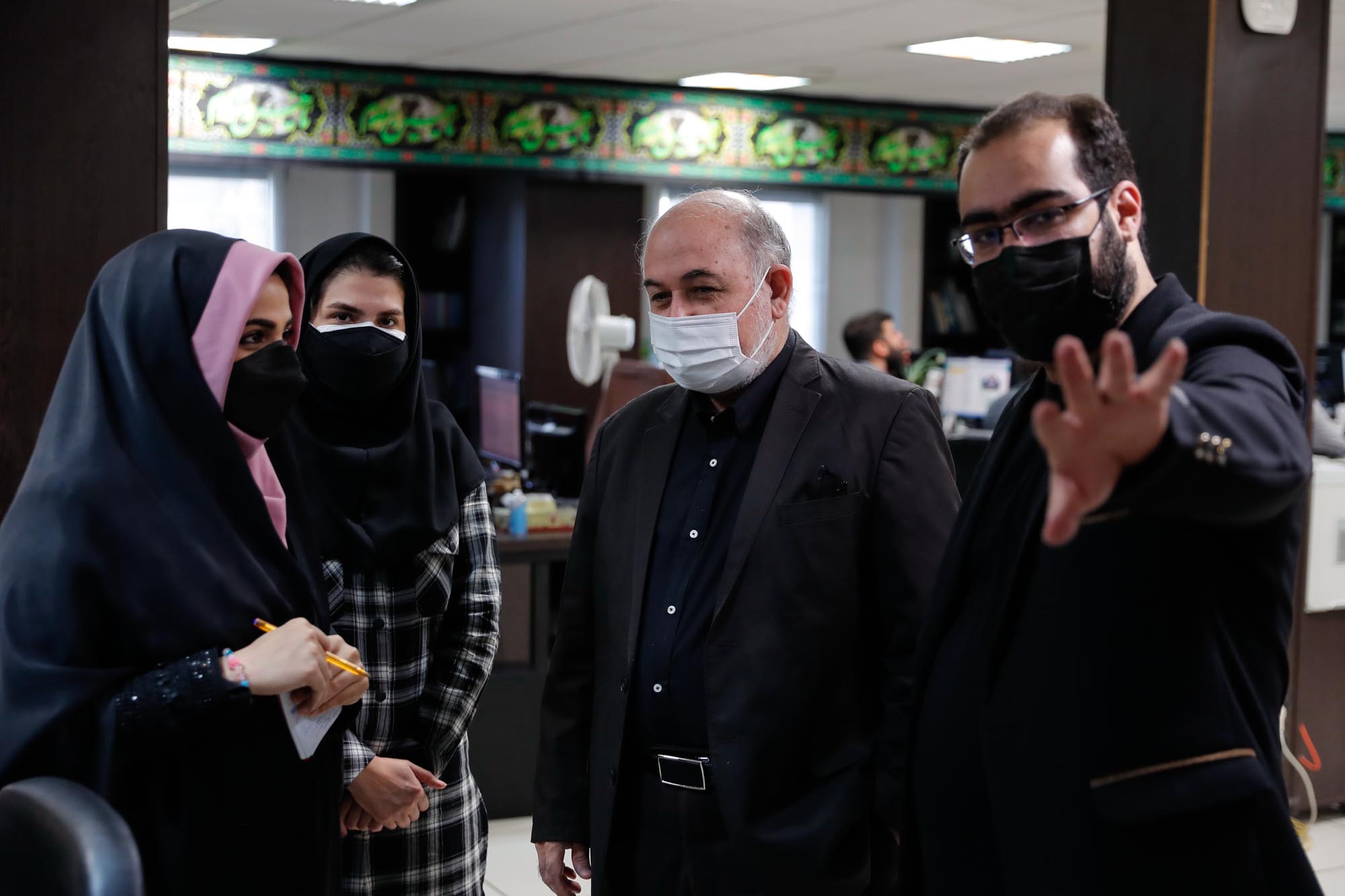 بازدید رئیس دانشگاه آزاد اسلامی واحد تهران جنوب از خبرگزاری آنا