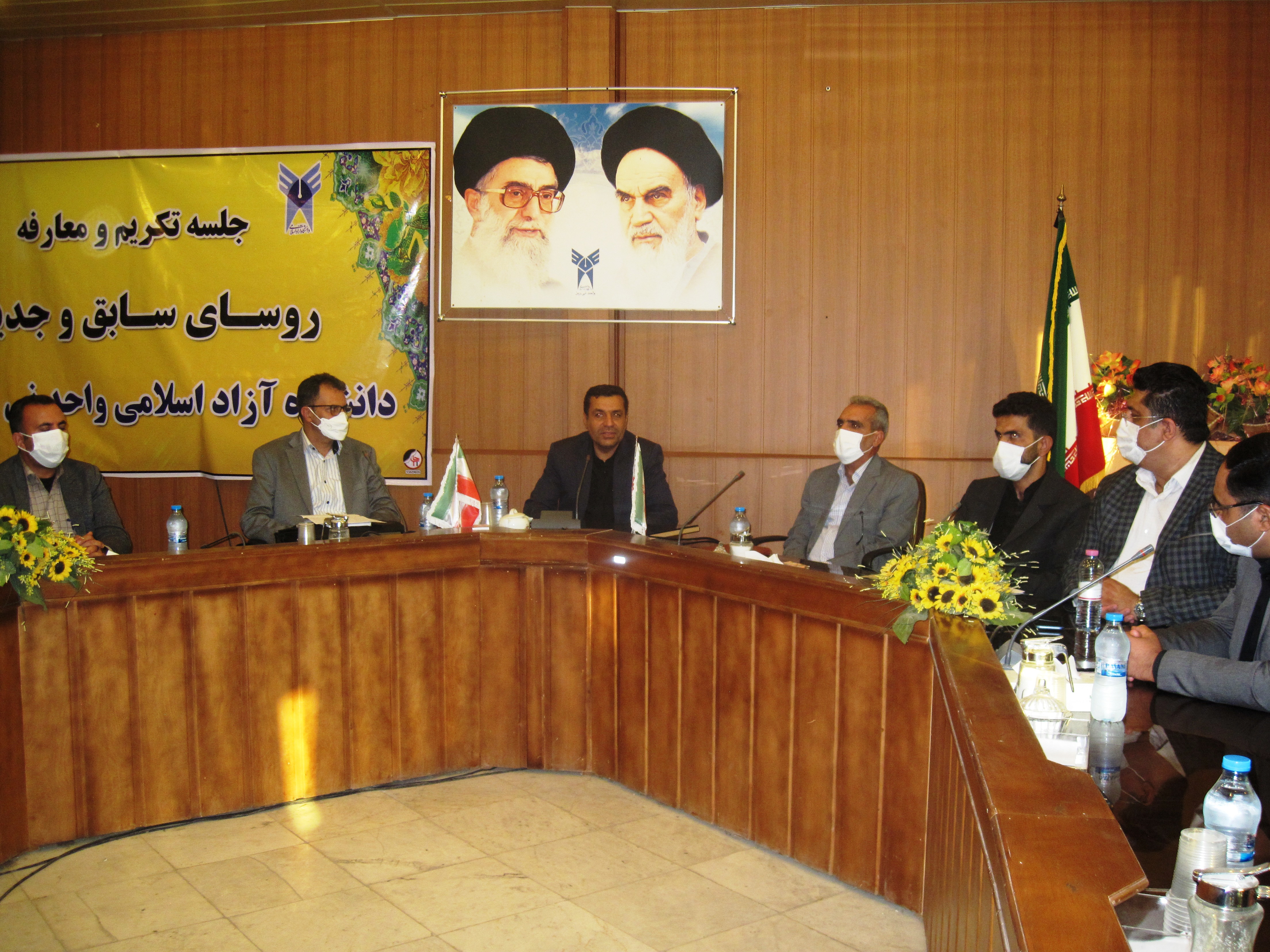 حسن سلطانی در مراسم تکریم و معارفه رؤسای قدیم و جدید دانشگاه آزاد اسلامی واحد نیریز
