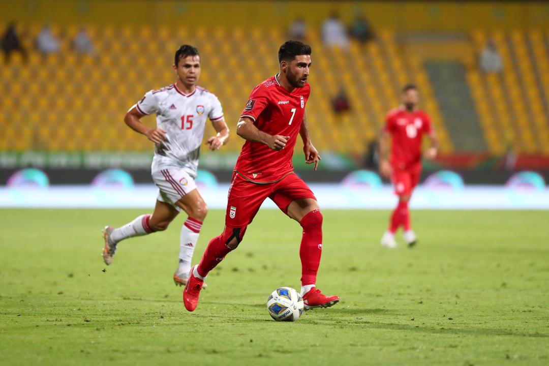 علیرضا جهانبخش تیم ملی فوتبال ایران امارات