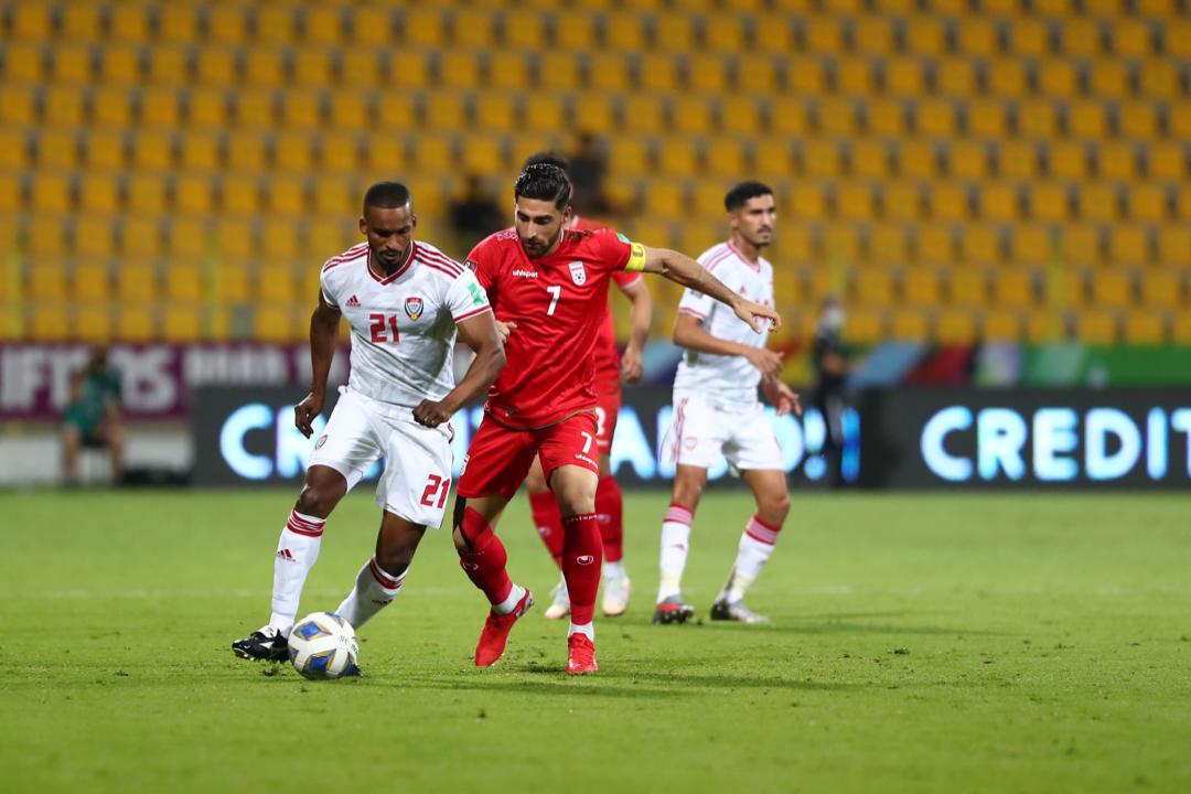 علیرضا جهانبخش تیم ملی فوتبال ایران امارات