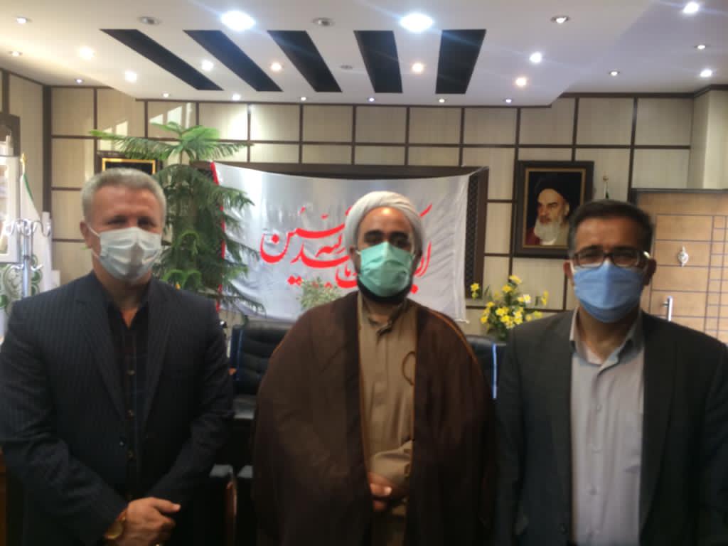، سراجالدین محبی در دیدار با غلامحسین فروزان شهردار زرقان