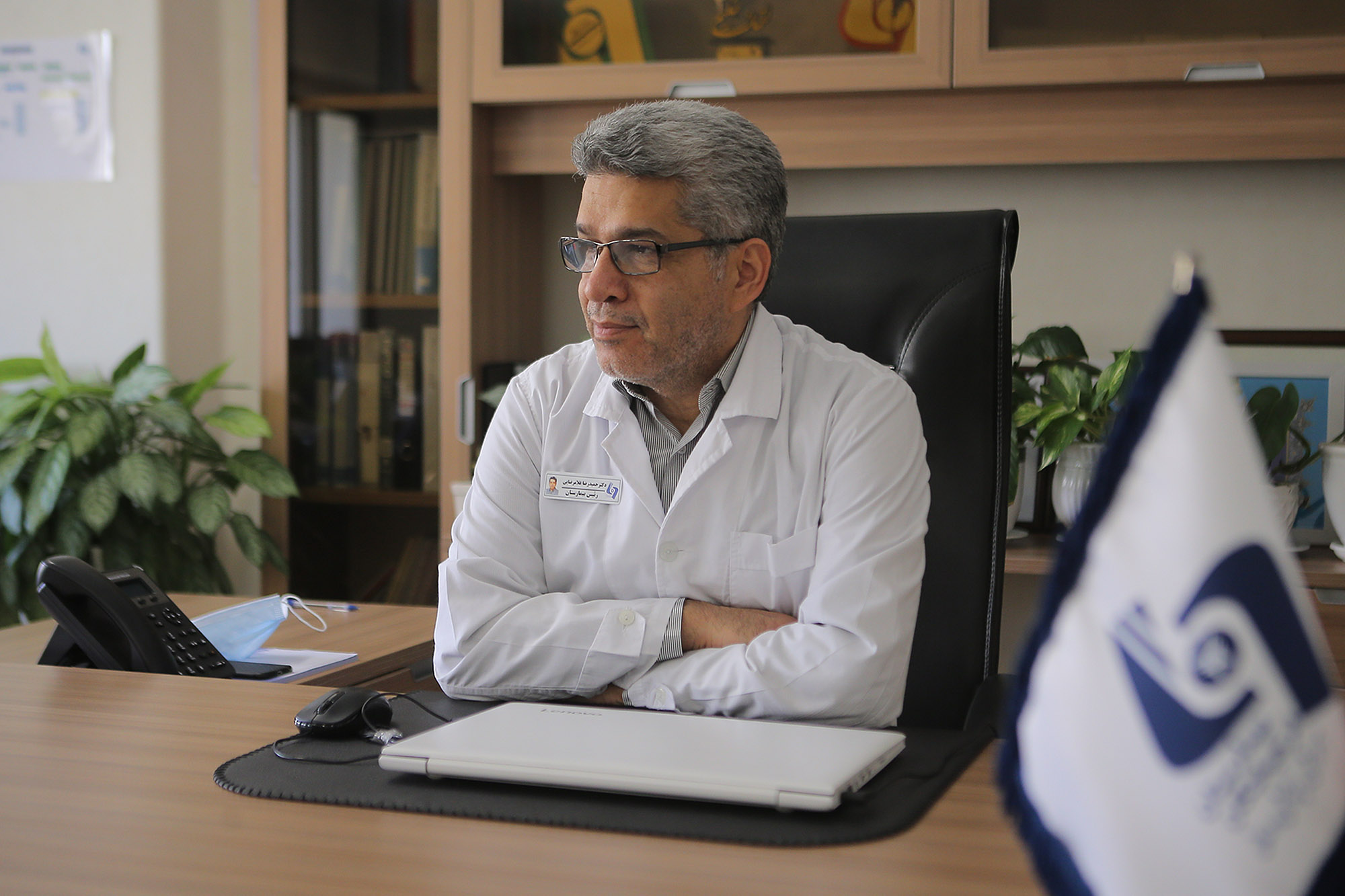 دکترحمید رضا غلامرضایی رئیس بیمارستان فرهیختگان