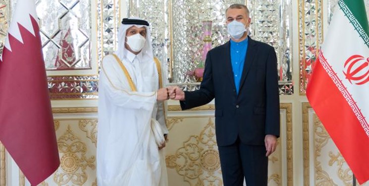 امیر عبداللهیان وزیر خارجه قطر