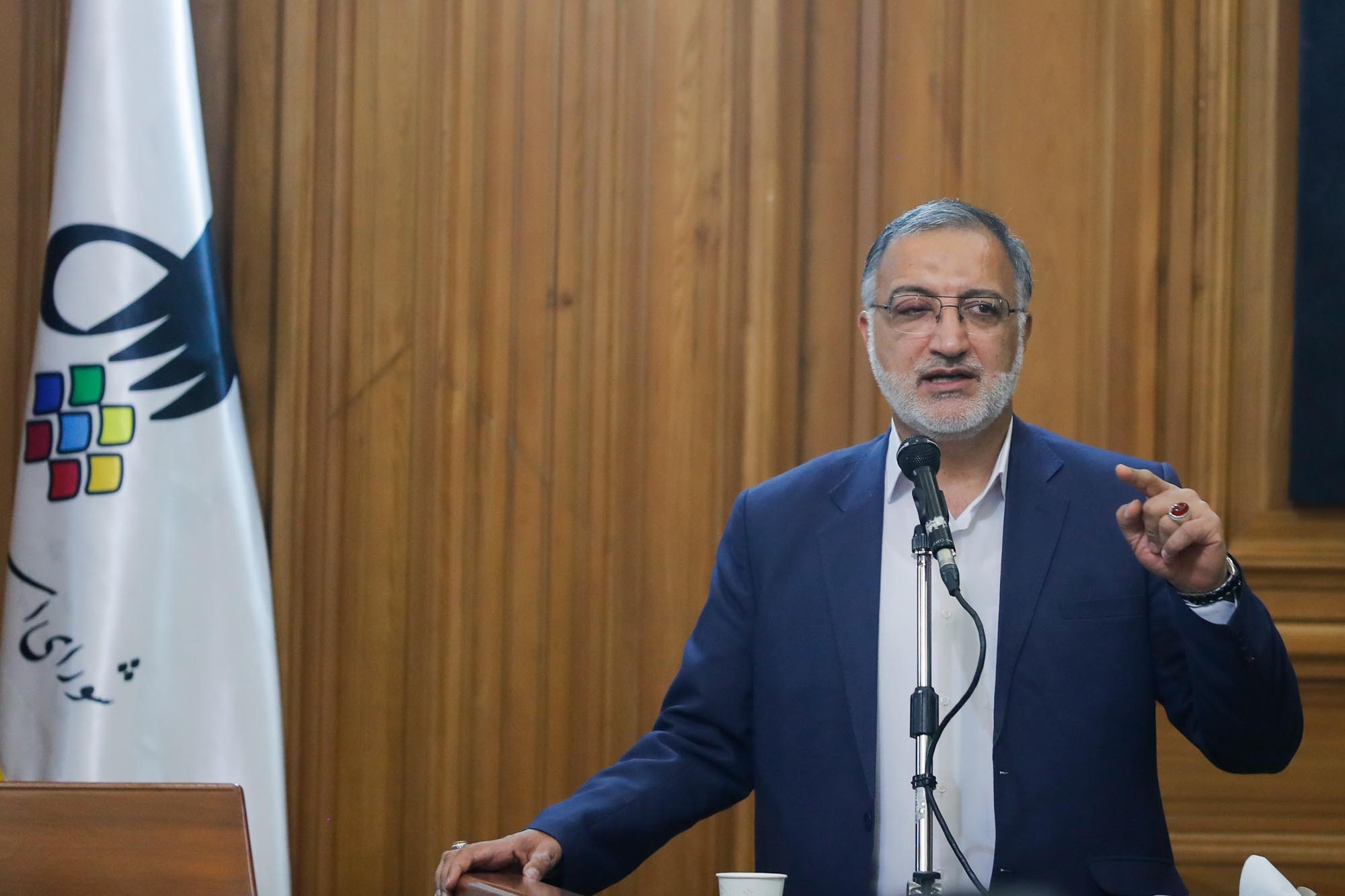 جلسه شورای شهر تهران با حضور زاکانی