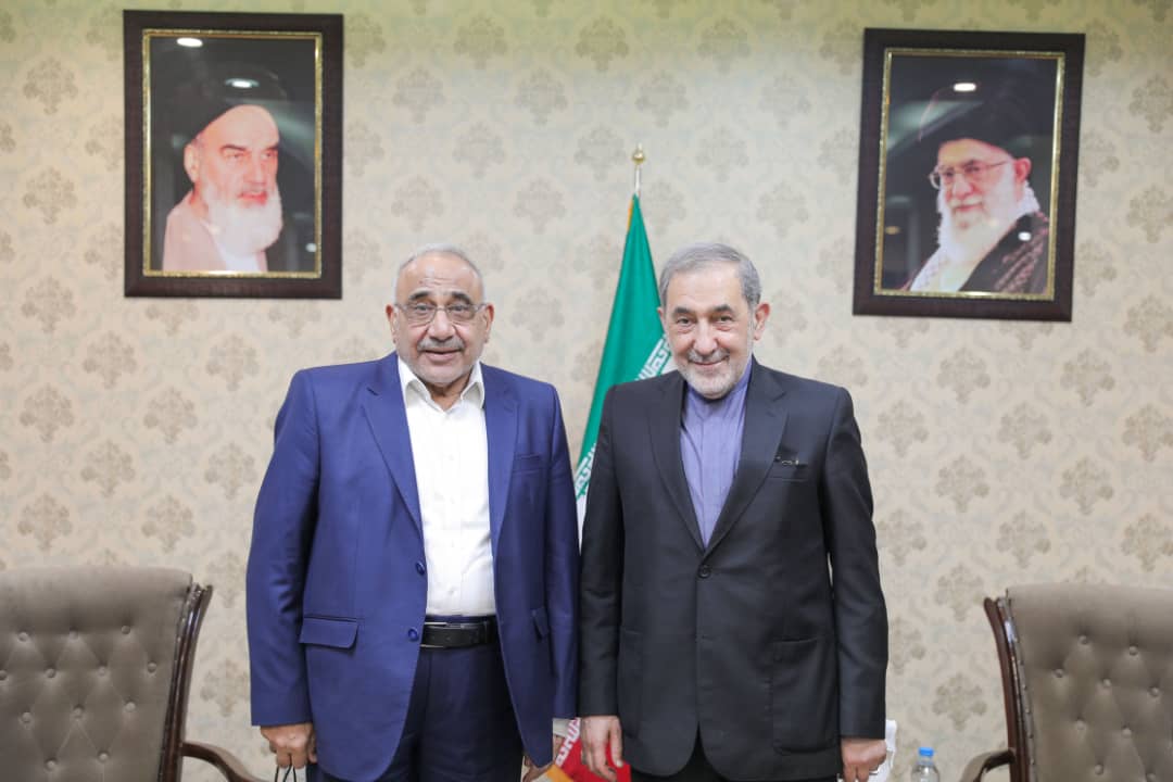 عادل عبدالمهدی - علی اکبر ولایتی