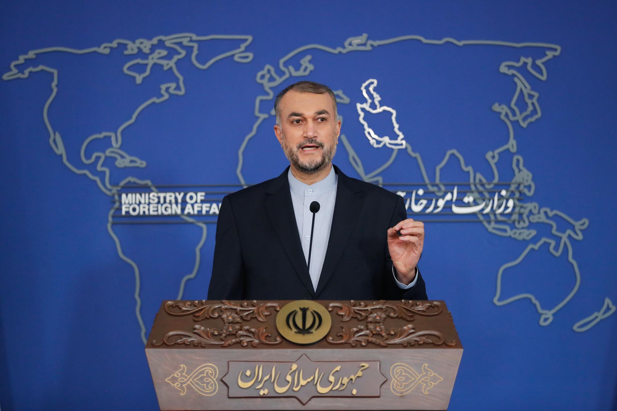 نشست خبری وزیر امور خارجه